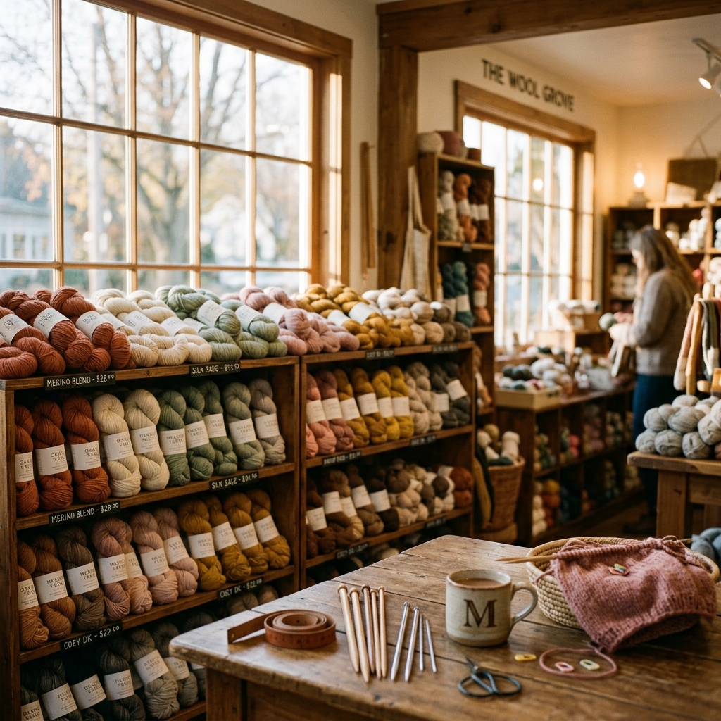 WoolStore yarn store interior