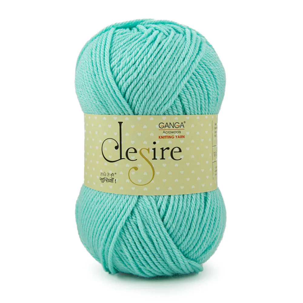 Ganga Desire Yarn - Plain - 100g per Ball